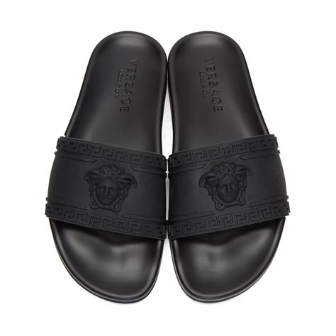 versace slides.men|versace medusa slides.